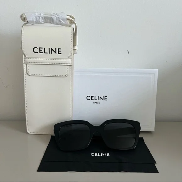 Celine | Accessories | Celine 56mm Monochroms 3 Blackgrey  display picture 1
